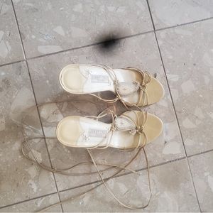 Jimmy choo strappy sandals, good used condition.Size 40.5. Priced for quick sale